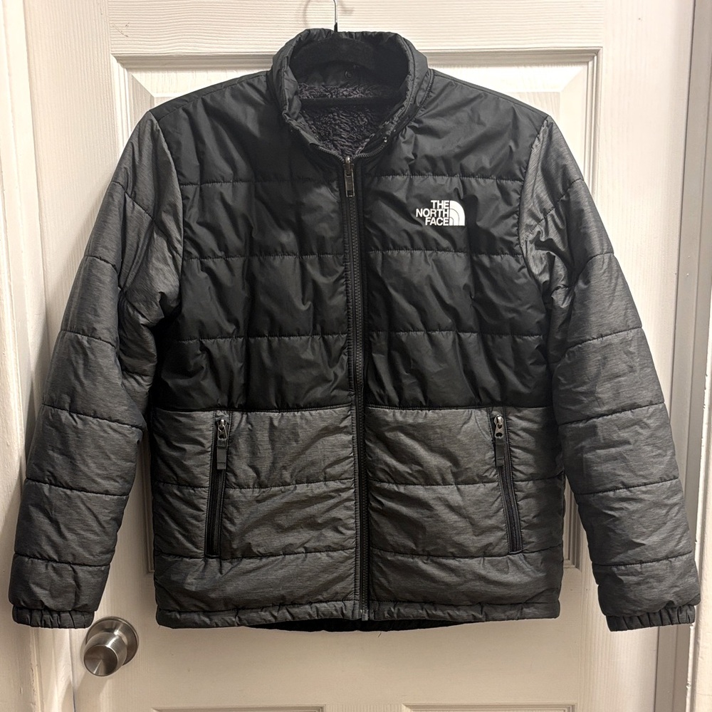 The North Face Boys XL Reversible Two-Tone Puffer Jacket